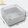 Ip65 sealed plastic electrical weatherproof clear cover switch box 160*160*90mm