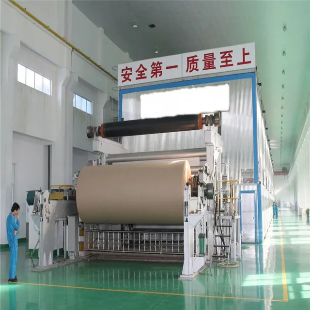 2400mm Waste Paper/carton Recycling Machine Kraft Paper Making Machine
