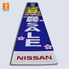 CMYK 100% polyester Sublimation logo printed flag/ flying flag banner double sided seeing through