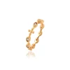 15215 xuping simple special design 18k gold color synthetic zircon elegant women's ring