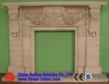 Manufacturer sale marble natural limestone fireplace insert