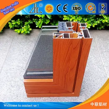 High Simulated Aluminium Printing Wood Texture 6063 6061 Aluminium Frame Sliding Glass Window Wood Grain Aluminium Window Oem Buy Wood Grain