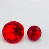 MH-9387 Ruby Red Color 80mm crystal glass diamond paperweights