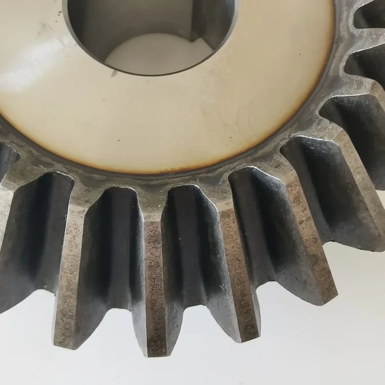 processing custom 1045 steel module 6 straight  bevel gear