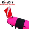 Dive float with safety flag free diving buoy