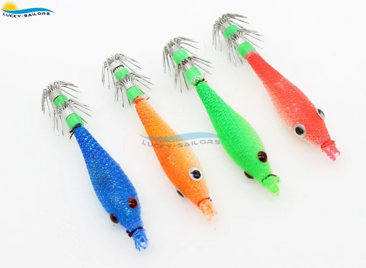 Sailors Noctilucent Soft Squid Jig Hooks Fishingsquid Cuttlefish Sleeve