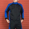 Unisex Color Contrast Autumn Winter Work Jacket 2 Pieces Uniform