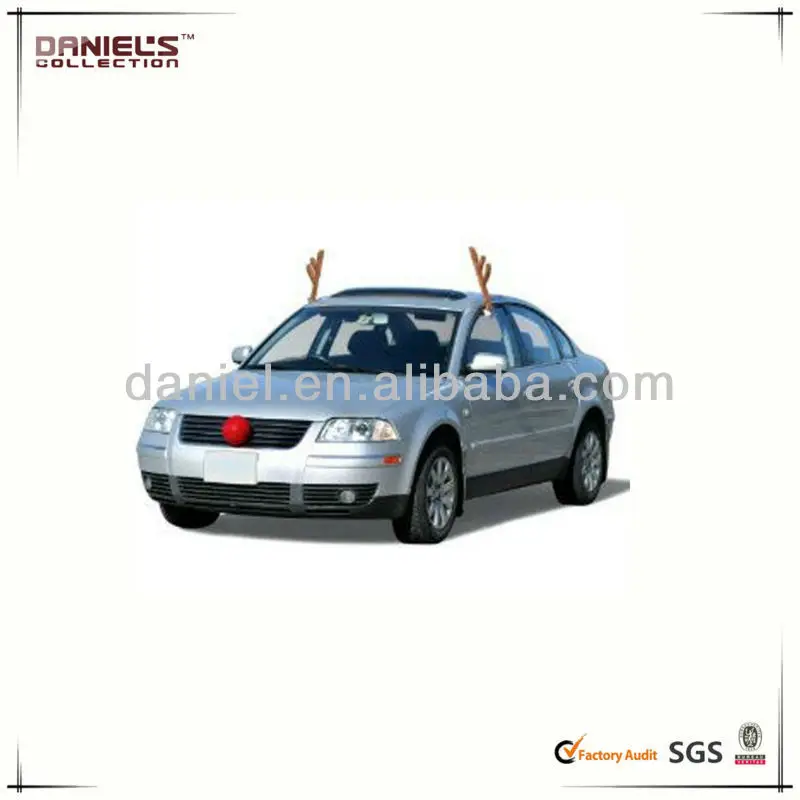 Reindeer Car Decorating Kit Christmas Reindeer Car Antlers Supplieranufacturers At Alibaba Com