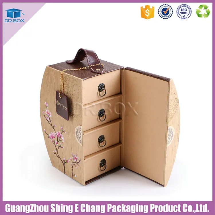 Factory Direct Custom Made Cardboard Mooncake Packaging Box Luxury