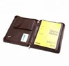 Fancy Business Office File Folder Organizer Zipper A4 PU Leather Portfolio