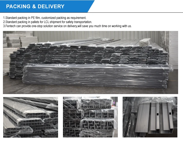 Fentech Cheap garden  Plastic PVC Vinyl decking boards