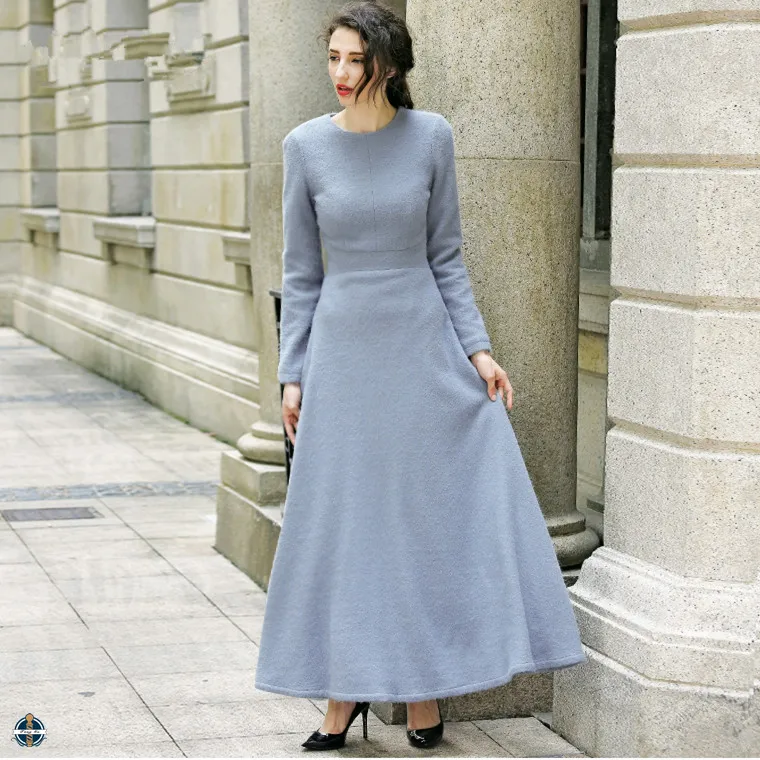 winter kaftan dress