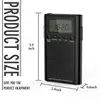 fm auto scan radio with light small size and retro alarm clock radio
