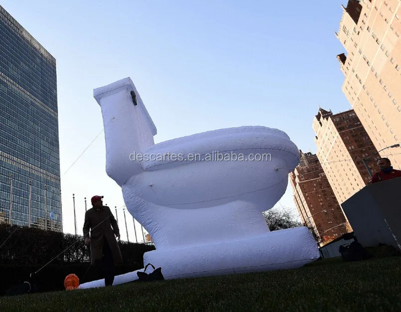 20ft Height Giant Inflatable Closestool,Large Inflatable Toilet For