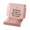 Custom gold LOGO corrugated shipping box tuck end mailing delivery paper box folding mailer box