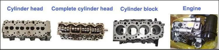 D4CB Engine 22100-4A100 Diesel head cylinder head for Hyundai Starex H200