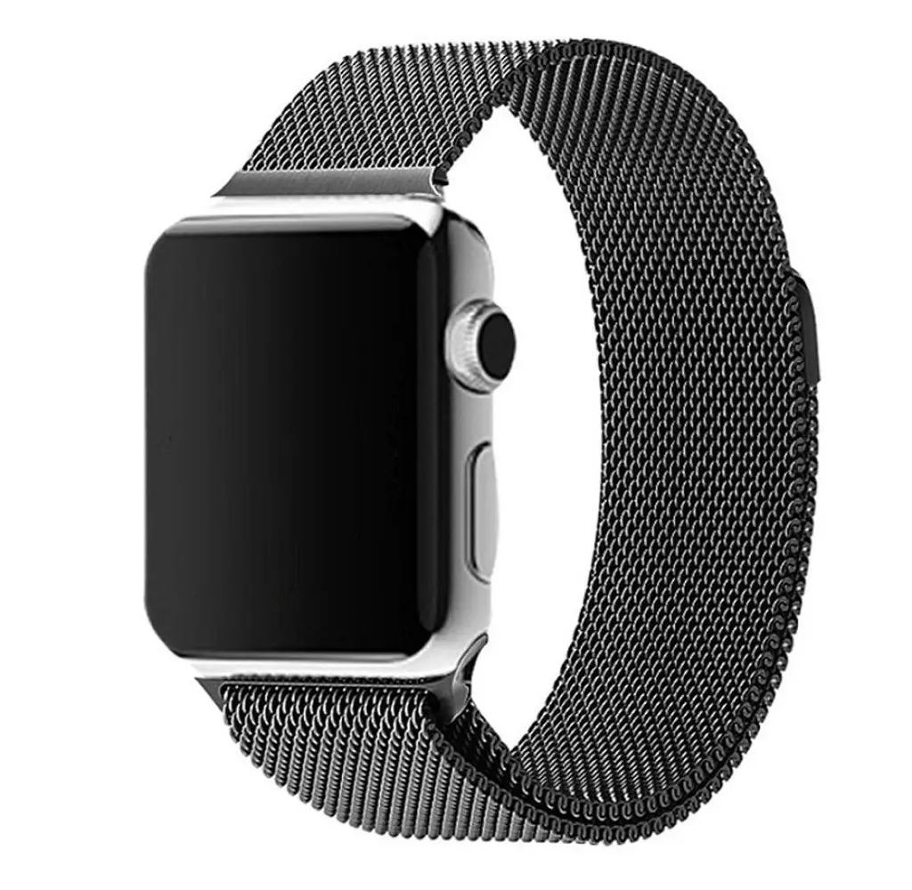 Milanese Loop 38mm Black 2024 www.alhudapk