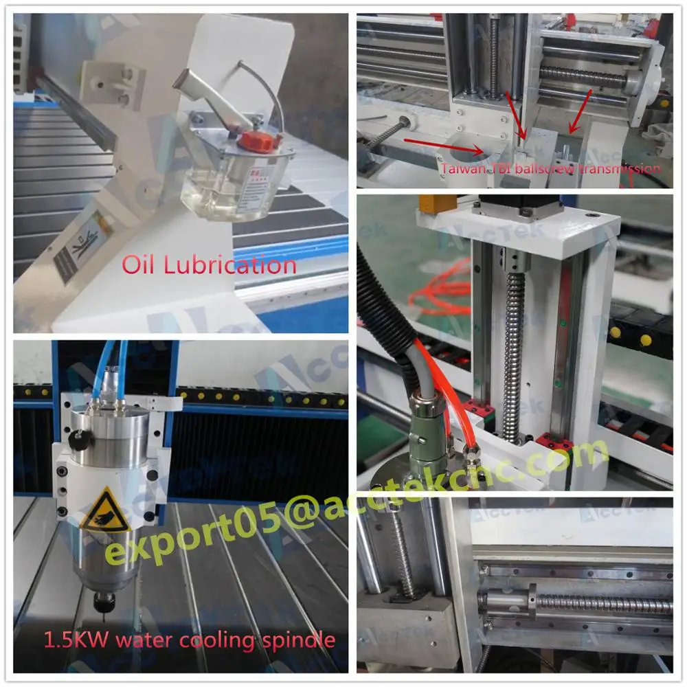 Multipurpose cnc router 1224 machine wood stone metal/5 axis cnc router