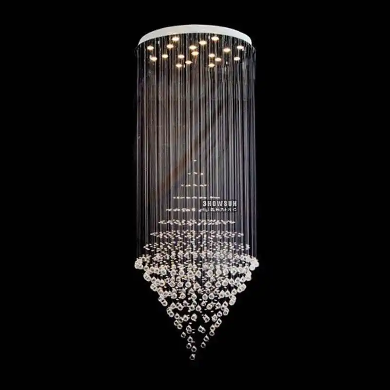 ellipse LED indoor lighting chandelier battery powered