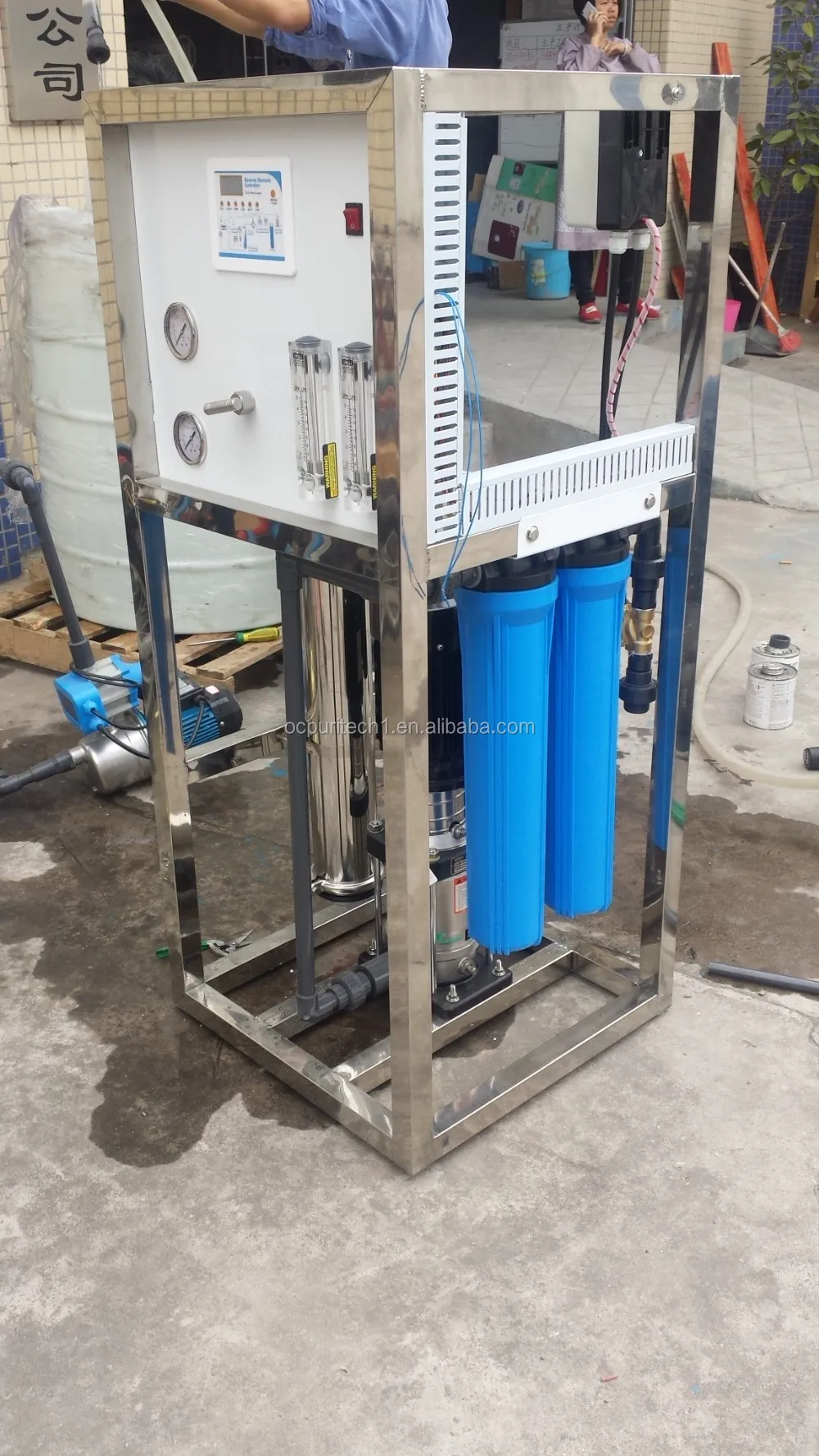 250LPH 1500GPD Small RO water treatment plant for sale