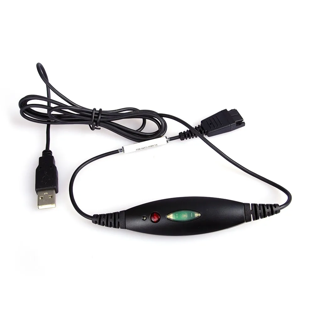Da95 Call Center Headset Usb Qd (quick Disconnecting) Cord To Usb Adaptor Cable For Plantronics