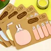 Creative Stationery Cute Cartoon Animal Sticky Notes Combination Memo Sticky Notes