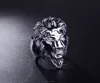 cool design lion head hip hop rings animal head fashion ring