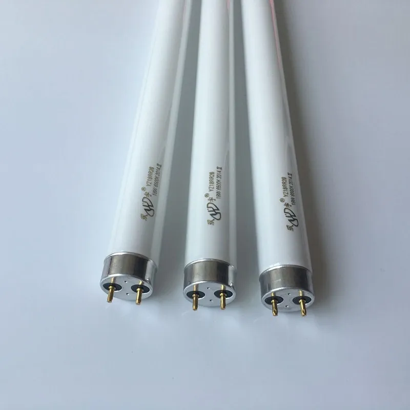 chinese factory price 6400k 2ft 4ft 60cm 120cm t8 glass tube 18w 36w fluorescent tube lamp