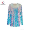 women wear jacket wholesale sequin embroidery long sleeve back zipper closure top lined sexy celebration prom jackets