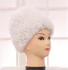 beaver fur hats/acrylic knit fake fur hat/ mink fur hat winter fur ball animal hat