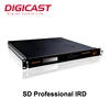 Top Quality SD MPEG 2 IRD Professional IRD with IP in and out CVBS and SDI out Integrated sat SD ird