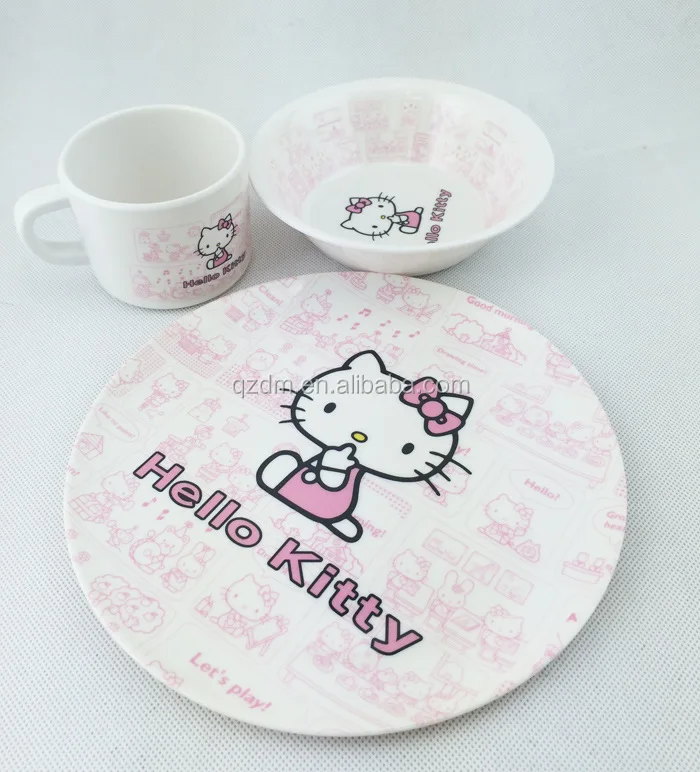 Foodgarde Kids Plastic Plate and bowl and cup Tableware set