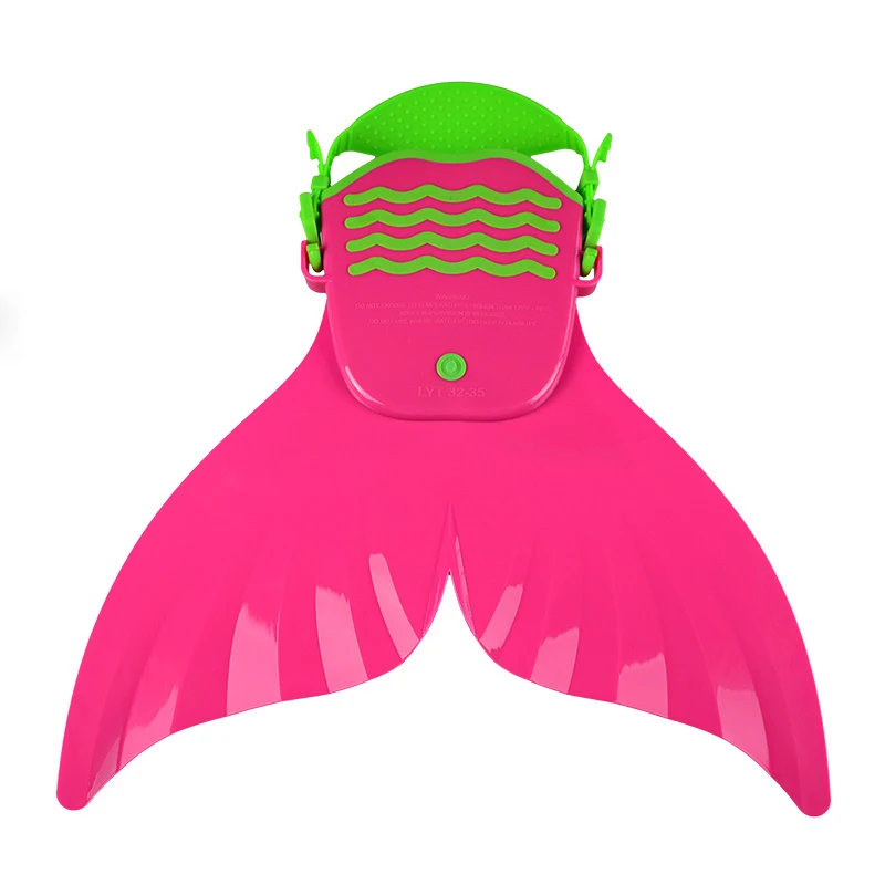 Kids Swim Fins Mermaid Tail Mono Fins One Piece Monofin - Buy Swim Fins