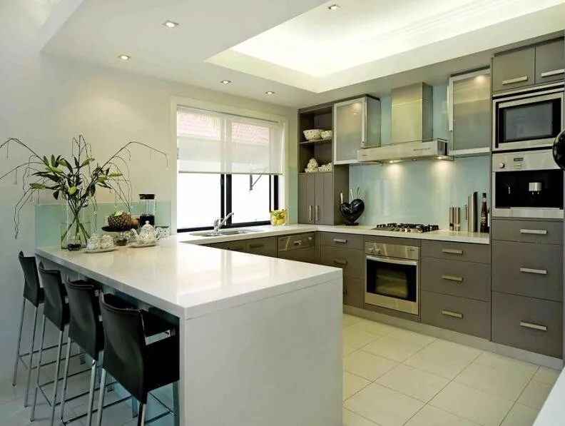 Y&r Furniture modern high gloss kitchen cabinets manufacturers