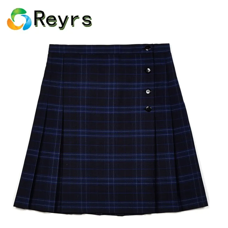 Reyrs High School Teen Girls Skirt Uniform Pleated Skirt For School