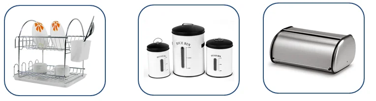 Pretty stainless steel modern blue toilet brush