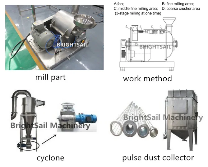 gum arabic powder miller grinding machine for powder making machine