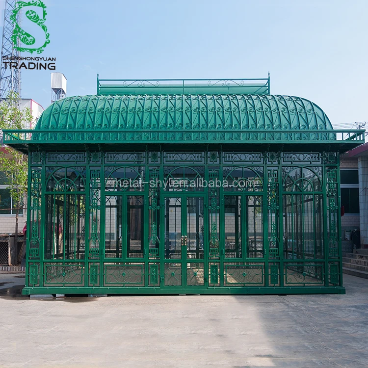 Wrought Iron Outdoor Victorian Garden Greenhouse