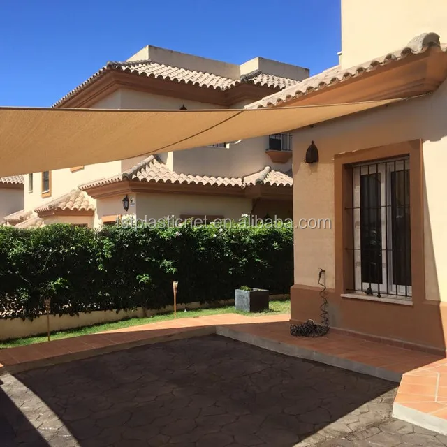 160gsm Uv Protection Dacron Sail Fabric Shade Cloth Rectangle Sun Sail Shade Canopy For Garden