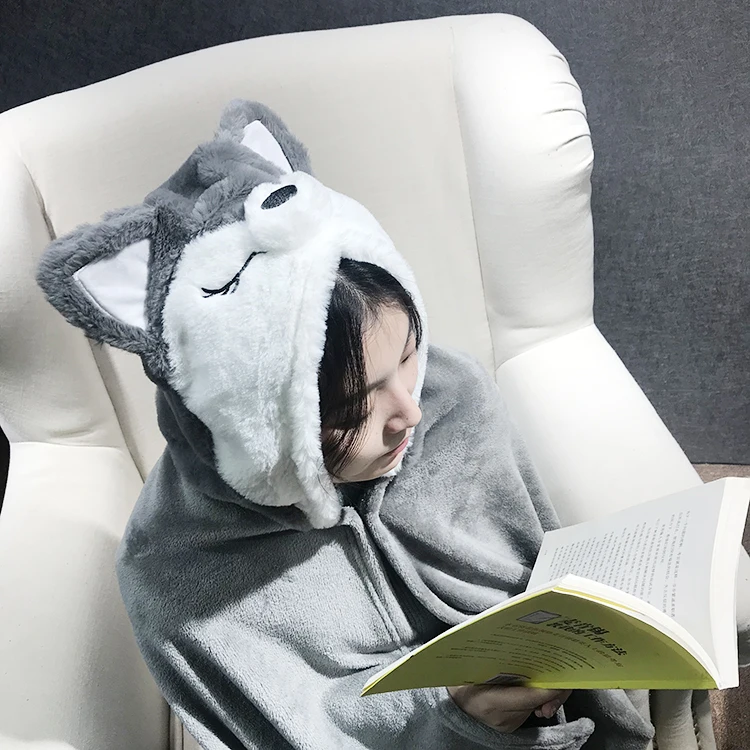 hooded stadium blanket