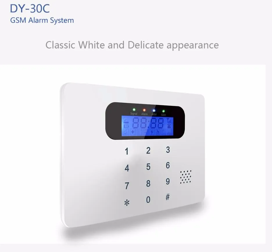Wireless Wifi Gsm Alarm System Android Ios App Control Home Security