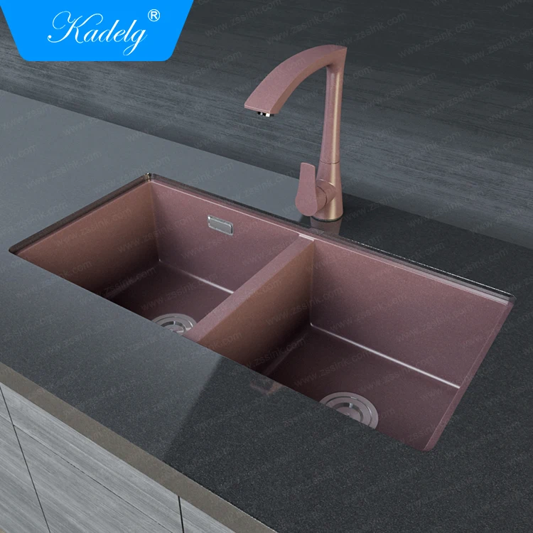 Double-Equal Undermount Kitchen Quartzo Sink
