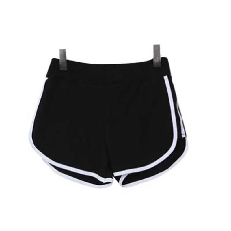 black cotton shorts womens