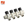 High quality 4 way brass water manifolds valve with thermostatic control