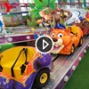 Kids Game Amusement Park Playground Equipment Indoor Overpass Electric Train Set Ride Mini Shuttle