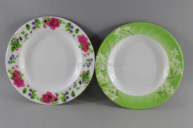 Summer Melamine Dinner Plate Set