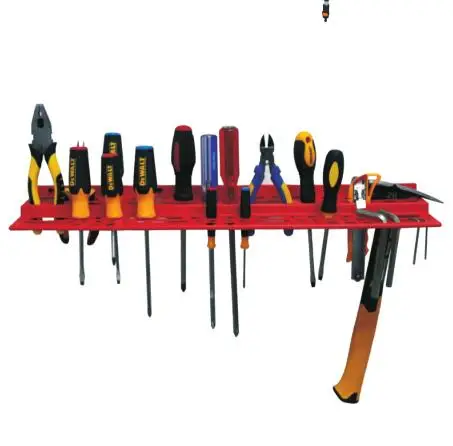 Storage Steel Hanger Garage Organizer Rack Plastic Wall Mounted