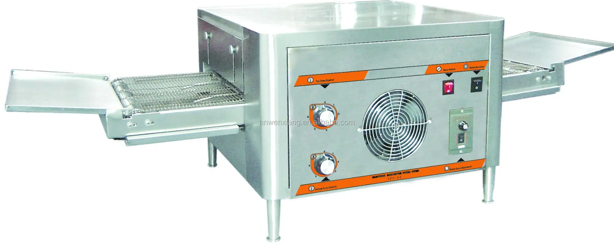 220v Electric Industrial Infrared Heating Conveyor Pizza Oven For Sale