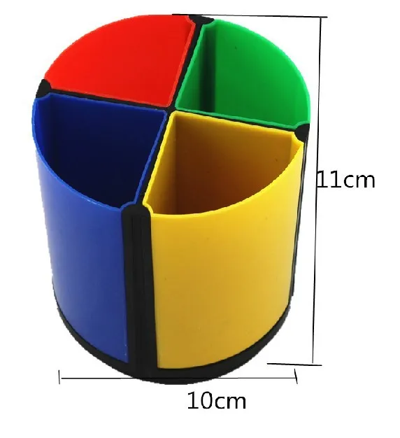 Multicolor Cylinder Shaped Holder Rotatable Pen Pencil Holder Buy Pen