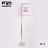 Custom Free Samples JF-5 Supermarket Adjustable Metal Display Stand With Pedestal